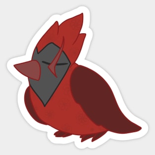 The Owl House Inspired Injured Cardinal Design Sticker